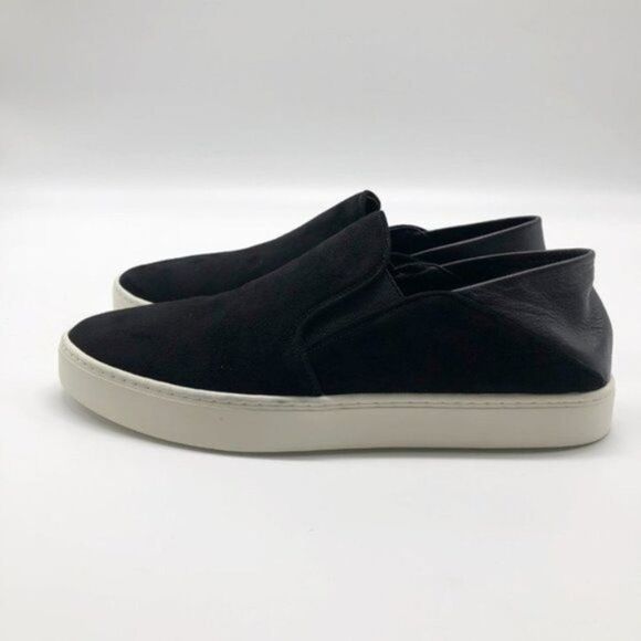 VINCE Garvey Slip-On Suede & Leather Sneakers  - Picture 7 of 11